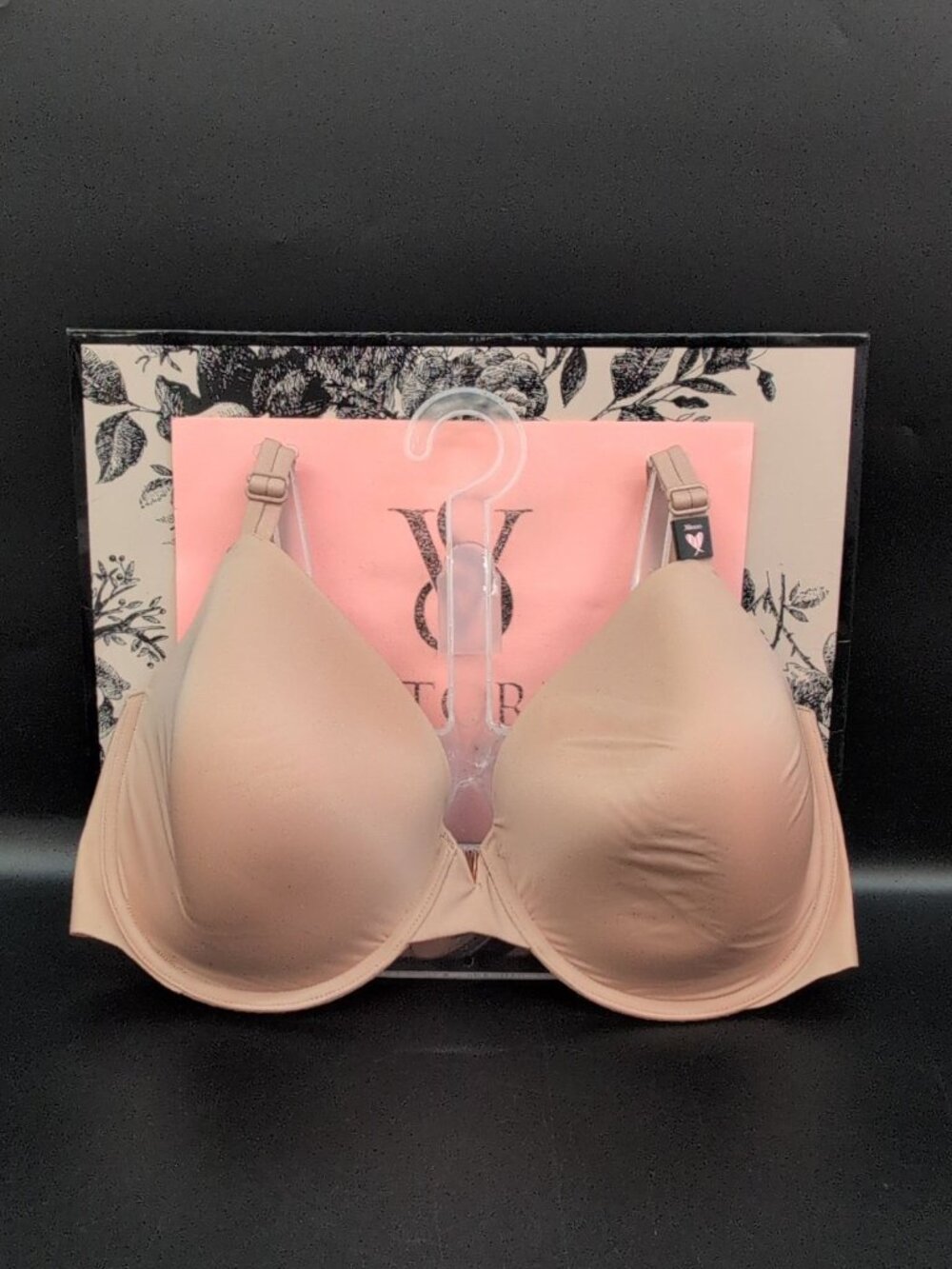 Victoria Secret Love Cloud Smooth Lightly Lined Plunge Demi Bra 38DDD Praline